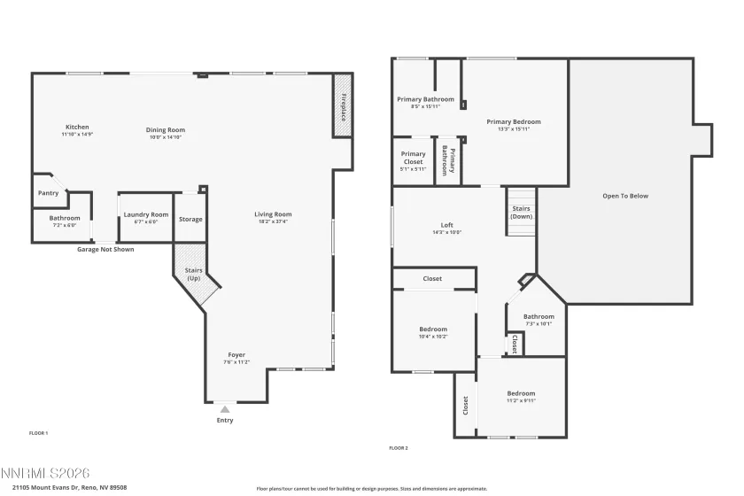 21105 Mount Evans, Reno, Nevada 89508, 3 Bedrooms Bedrooms, ,3 BathroomsBathrooms,Residential,Residential,Mount Evans,0,260010790