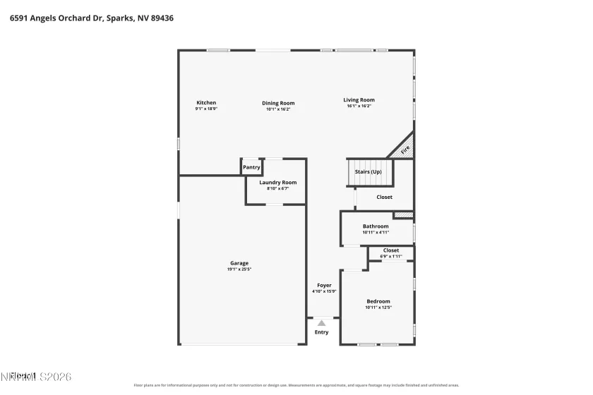 6591 Angels Orchard, Sparks, Nevada 89436, 5 Bedrooms Bedrooms, ,3 BathroomsBathrooms,Residential,Residential,Angels Orchard,0,260010805