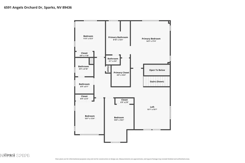 6591 Angels Orchard, Sparks, Nevada 89436, 5 Bedrooms Bedrooms, ,3 BathroomsBathrooms,Residential,Residential,Angels Orchard,0,260010805