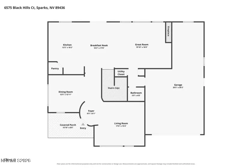 6575 Black Hills, Sparks, Nevada 89436, 4 Bedrooms Bedrooms, ,3 BathroomsBathrooms,Residential,Residential,Black Hills,0,260010826