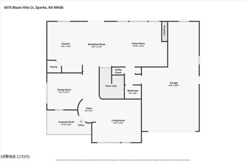6575 Black Hills, Sparks, Nevada 89436, 4 Bedrooms Bedrooms, ,3 BathroomsBathrooms,Residential,Residential,Black Hills,0,260010826