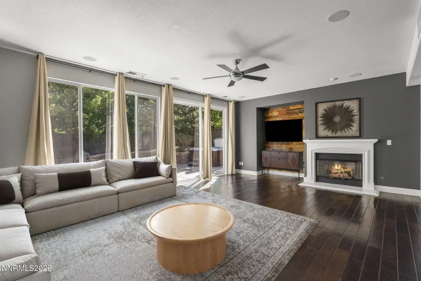 Family/Great Room, Virtually Staged