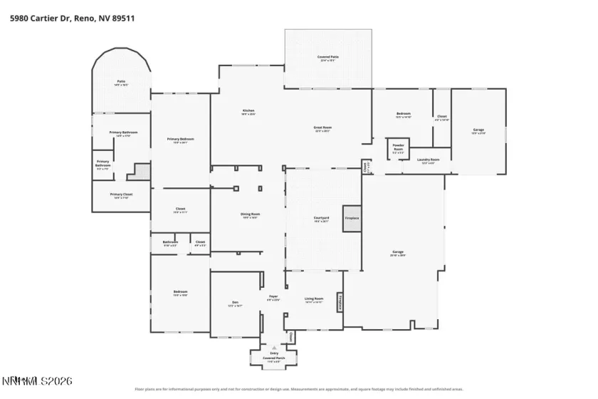 5960 Cartier, Reno, Nevada 89511, 3 Bedrooms Bedrooms, ,3 BathroomsBathrooms,Residential,Residential,Cartier,0,260010774