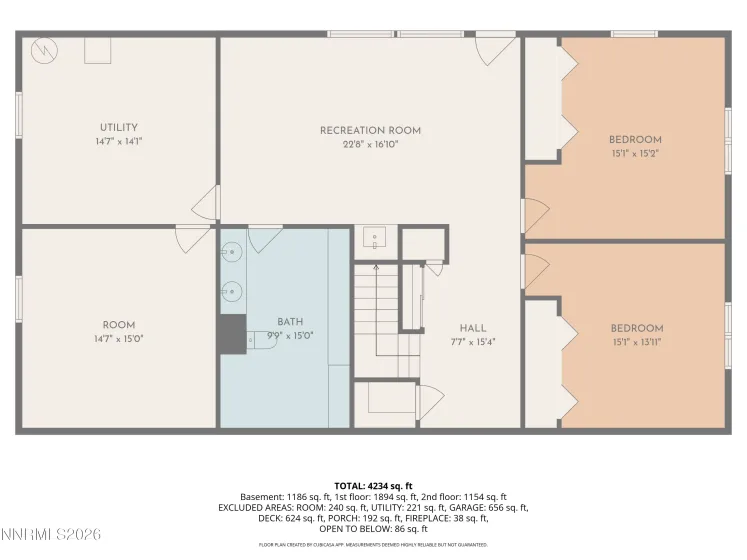 15455 Tuxon, Reno, Nevada 89521, 4 Bedrooms Bedrooms, ,3 BathroomsBathrooms,Residential,Residential,Tuxon,0,260010812