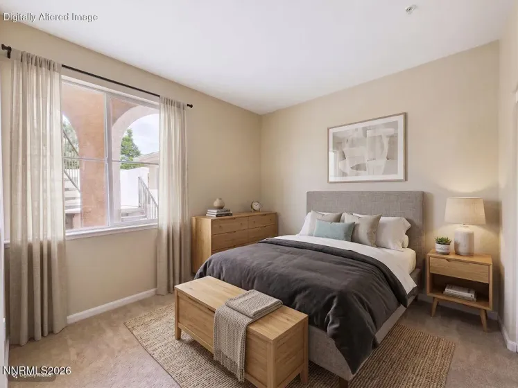 2nd bedroom virtually staged.