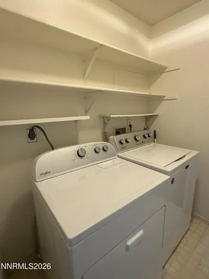 Laundry room with washer & dryer