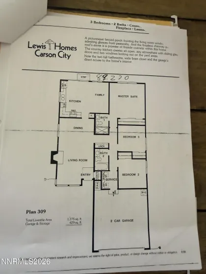 Original floor plan