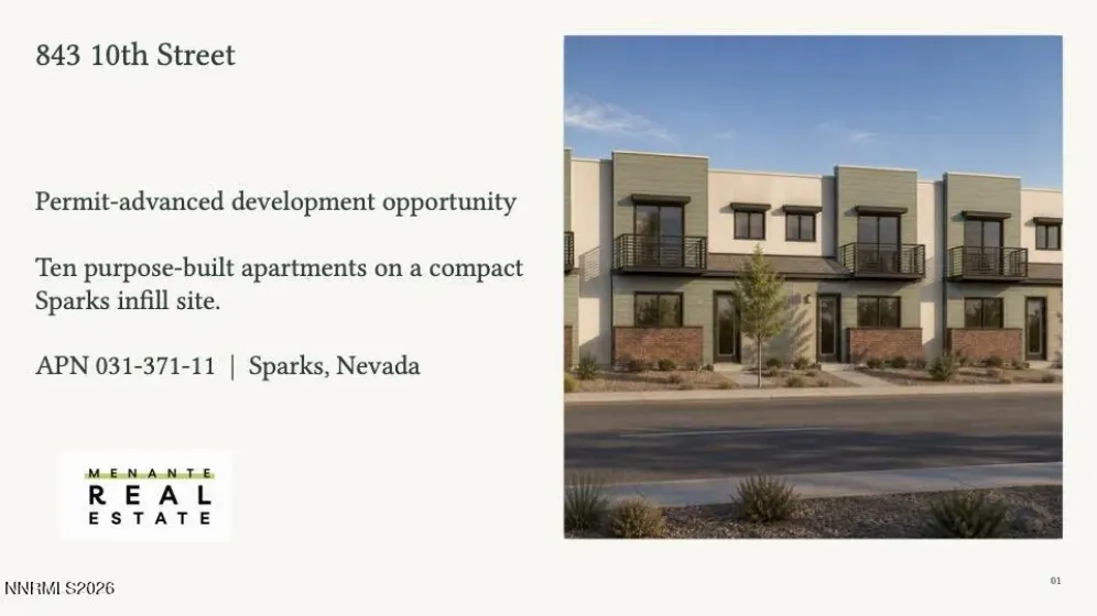 843 10th, Sparks, Nevada 89431, ,Land,Residential,10th,0,260010991