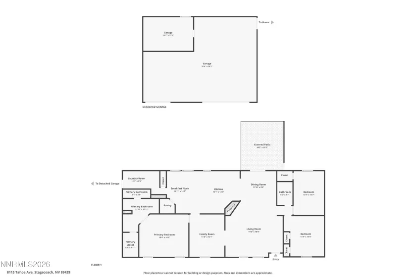 8115 Tahoe, Stagecoach, Nevada 89429, 3 Bedrooms Bedrooms, ,4 BathroomsBathrooms,Residential,Residential,Tahoe,0,260011061