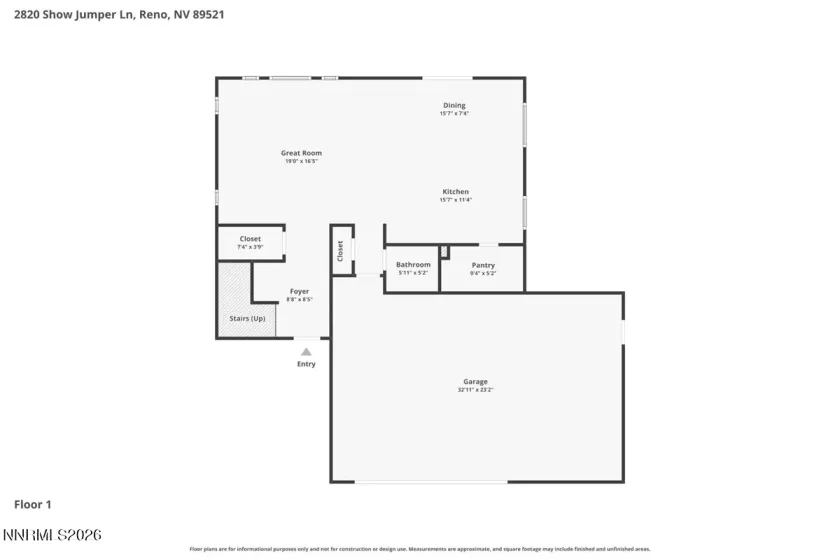 2820 Show Jumper, Reno, Nevada 89521, 4 Bedrooms Bedrooms, ,3 BathroomsBathrooms,Residential,Residential,Show Jumper,0,260011086