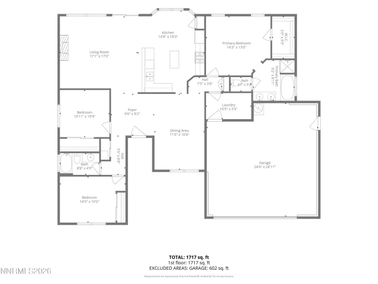1381 Brooke, Gardnerville, Nevada 89410, 3 Bedrooms Bedrooms, ,2 BathroomsBathrooms,Residential,Residential,Brooke,0,260011157