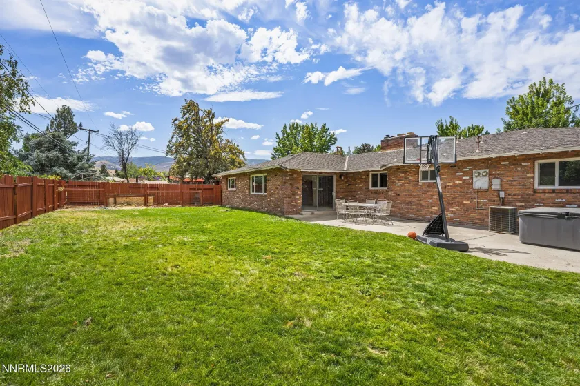 Large yard, plenty of room for whatever