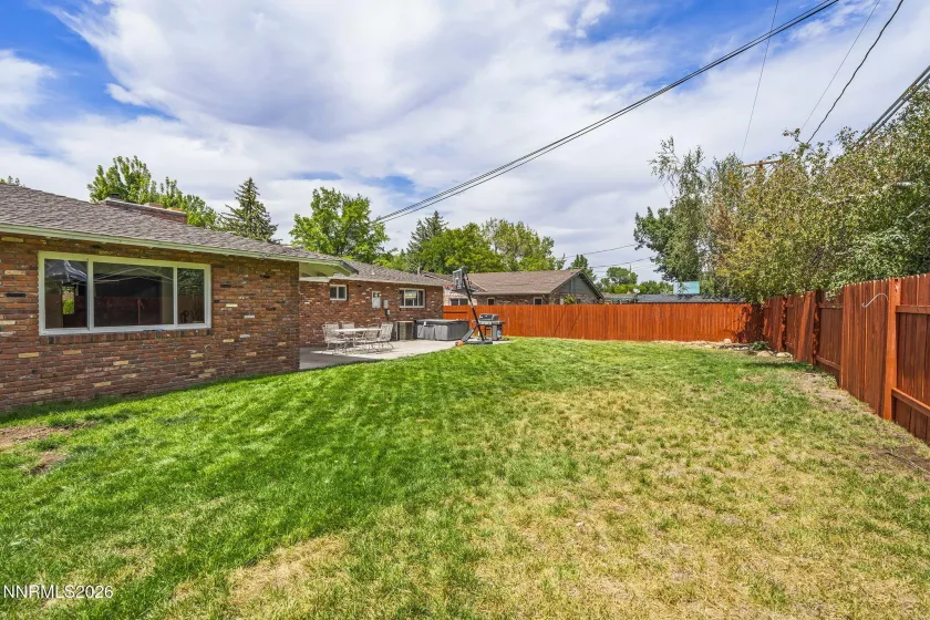 Room for a pool, gardens or fruit trees.