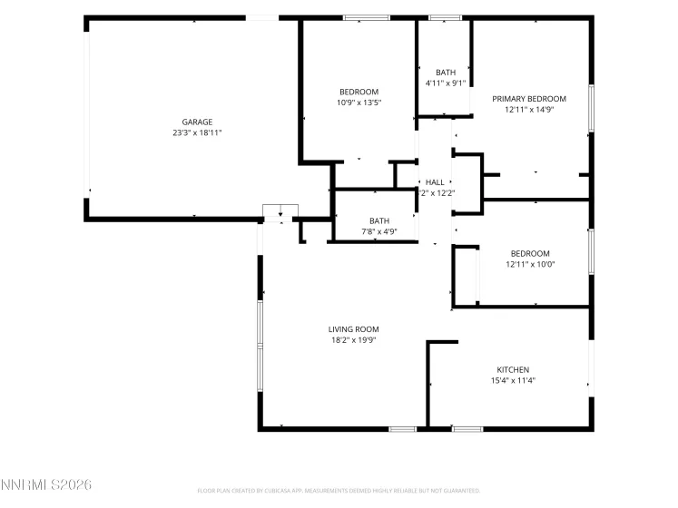 6050 Yukon, Sun Valley, Nevada 89433, 3 Bedrooms Bedrooms, ,2 BathroomsBathrooms,Residential,Residential,Yukon,0,260011227