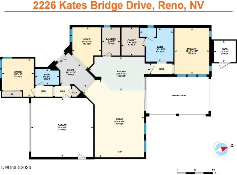2226 Kates Bridge, Reno, Nevada 89521, 2 Bedrooms Bedrooms, ,2 BathroomsBathrooms,Residential,Residential,Kates Bridge,0,260011246