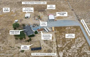 16500 Pyramid, Reno, Nevada 89510, 3 Bedrooms Bedrooms, ,2 BathroomsBathrooms,Farm & Ranch,Residential,Pyramid,0,260011292