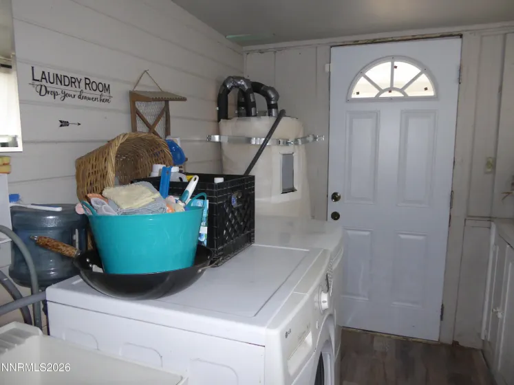Laundry to Back Door
