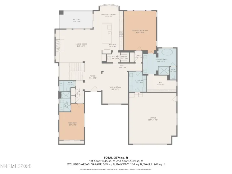 3172 Vista Favoloso, Reno, Nevada 89519, 4 Bedrooms Bedrooms, ,5 BathroomsBathrooms,Residential,Residential,Vista Favoloso,0,260011427