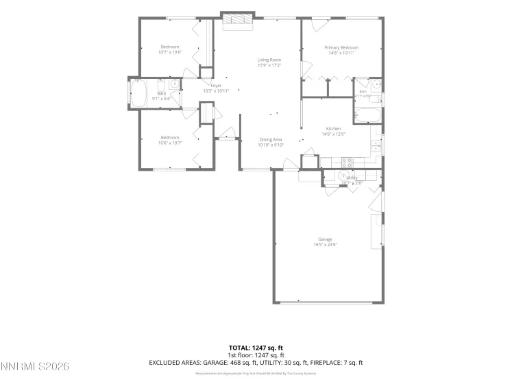 3338 Somerset, Carson City, Nevada 89705, 3 Bedrooms Bedrooms, ,2 BathroomsBathrooms,Residential,Residential,Somerset,0,260011479