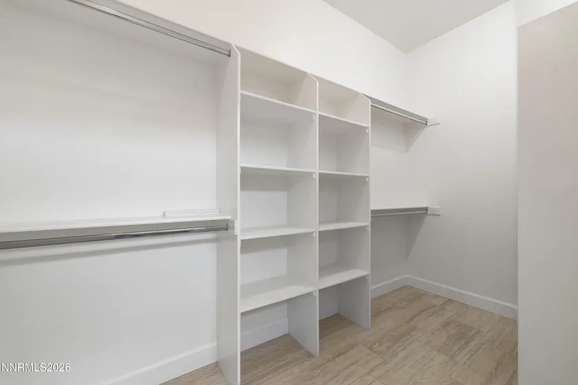 Primary closet