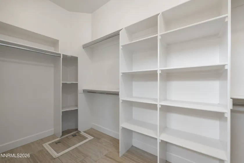 Primary closet