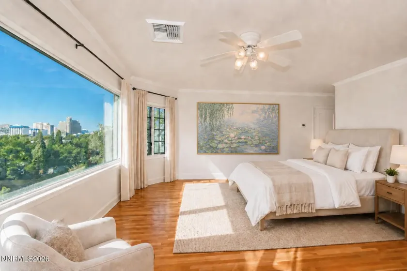 AI Staged Primary Bedroom