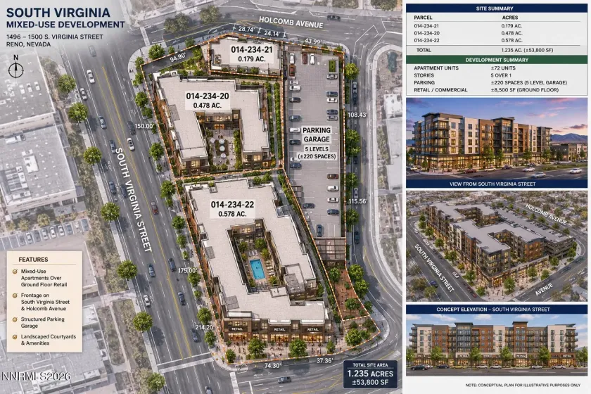 1496 Virginia, Reno, Nevada 89502, ,Commercial Sale,Residential,Virginia,0,260002157