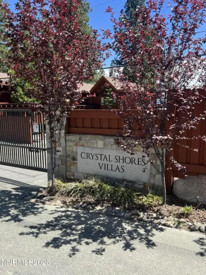 Gated entrance to HOA