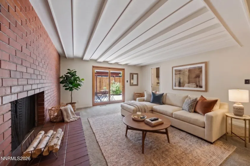 Virtually Staged Family Room