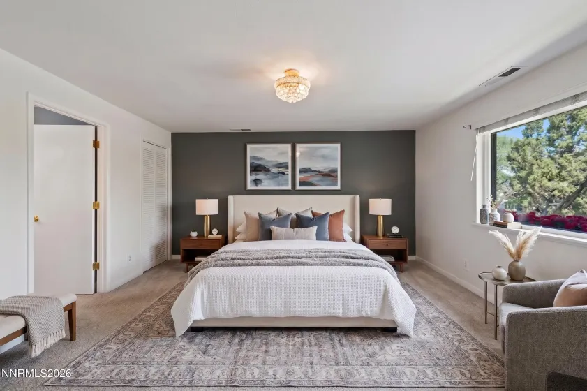 Virtually Staged Bedroom