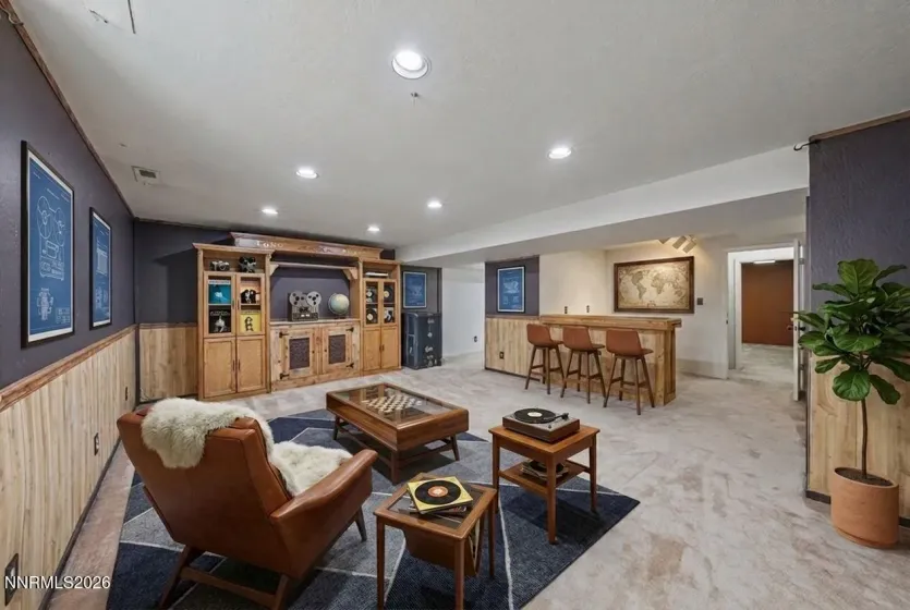 Virtually Staged Basement