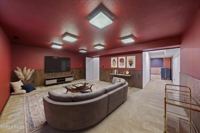 Virtually Staged Basement