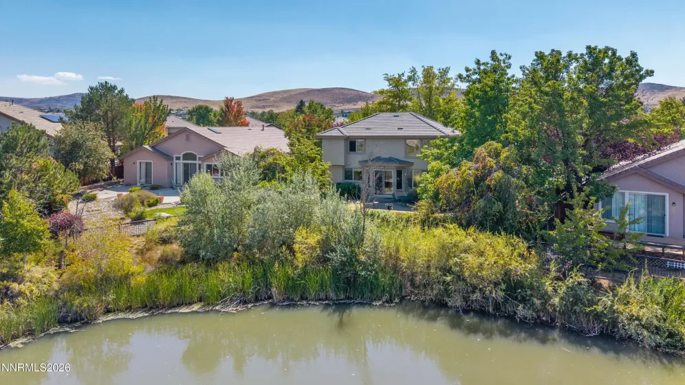backyard/water view