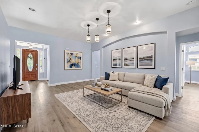 Virtually Staged Living Room