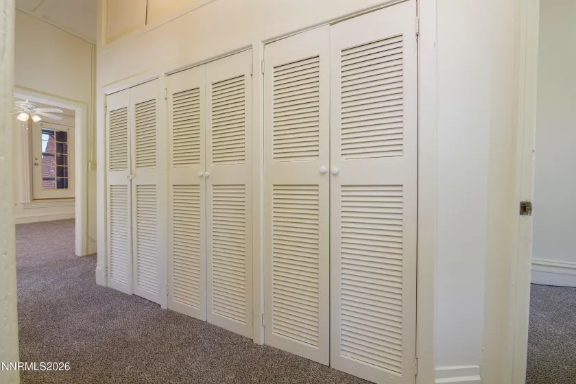 Apartment #1 Hallway Closets