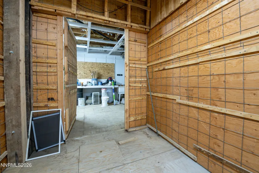 First Section: Storage from Entry Door
