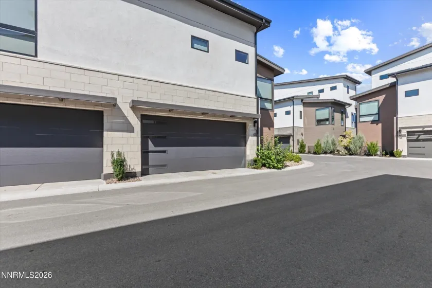 garage on the right