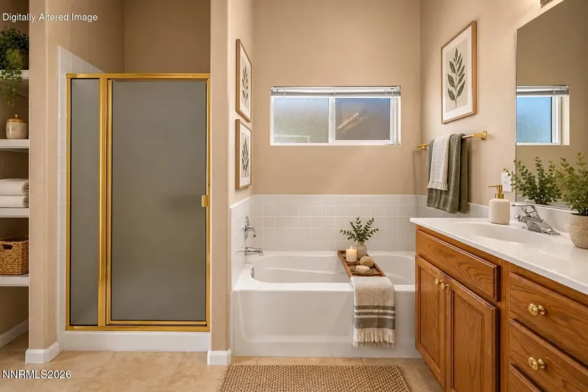 PRIMARY BATHROOM - VIRTUALLY STAGED