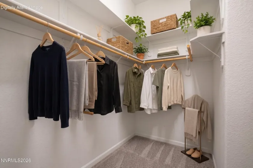 PRIMARY CLOSET - VIRTUALLY STAGED