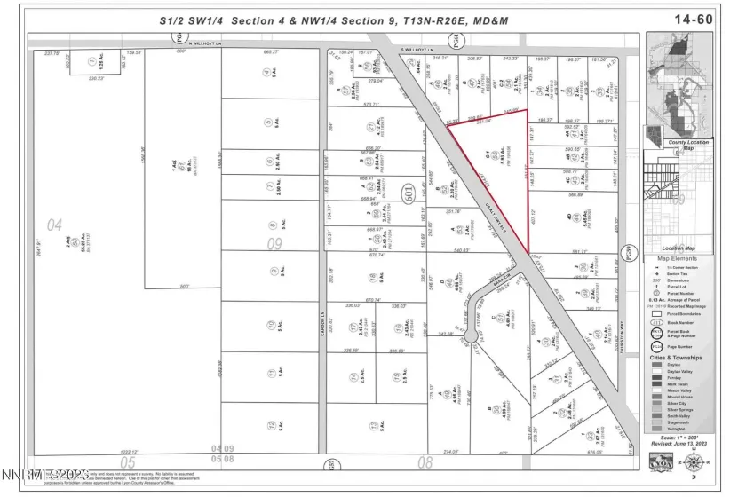 Plot Map for Lot 014-601-55