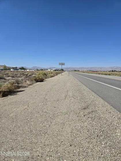 Road Frontage Looking East down US 95A