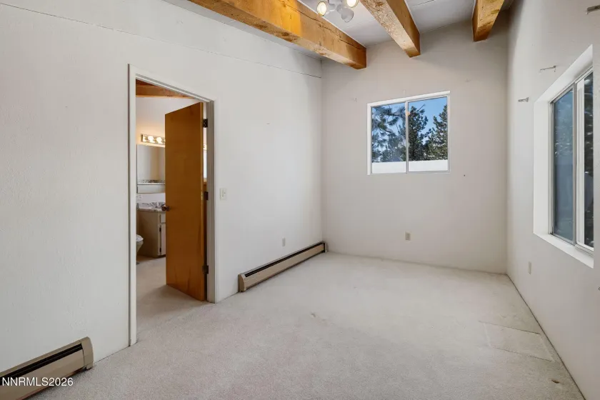 Top floor bedroom with jack and jill bathroom.