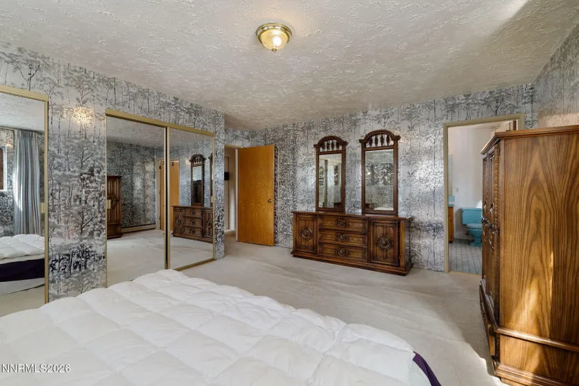 Primary bedroom on middle floor.