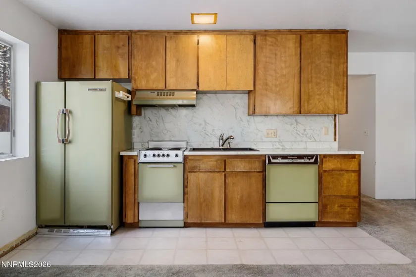 Downstairs kitchenette.