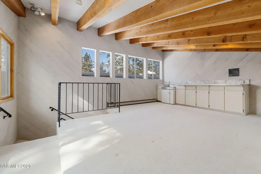 Upper floor living area.