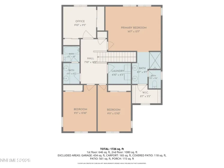 7709 Wandering, Reno, Nevada 89506, 4 Bedrooms Bedrooms, ,3 BathroomsBathrooms,Residential,Residential,Wandering,0,260012157