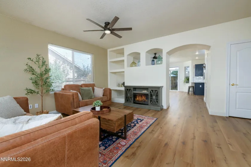 Living room to family/kitchen