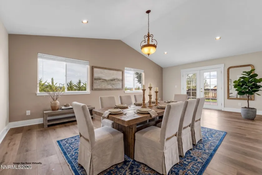 Dining Room Virtually Staged