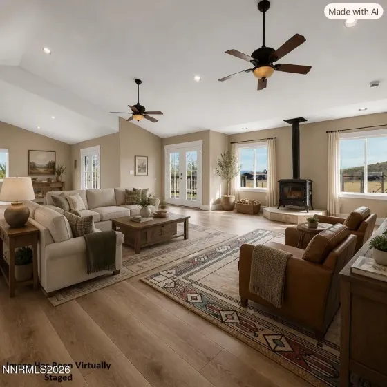 Great Room Virtually Staged