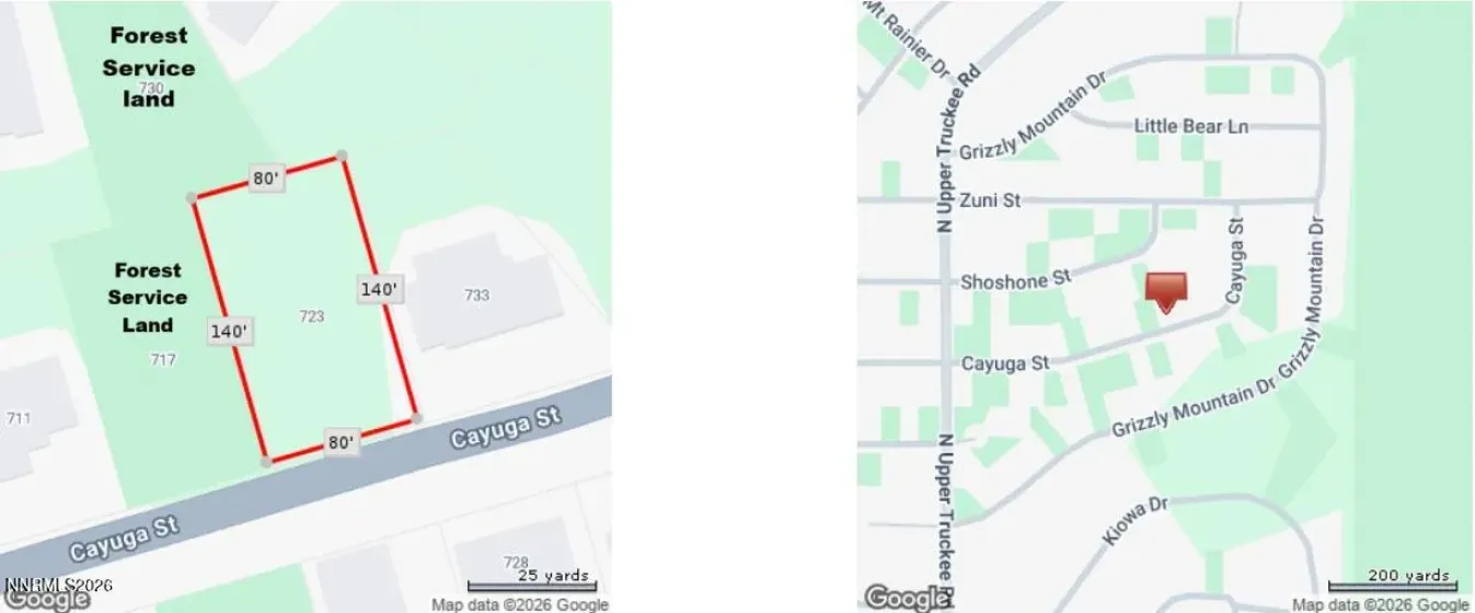 723 Cayuga, South Lake Tahoe, California 96150, ,Land,Residential,Cayuga,0,260012231